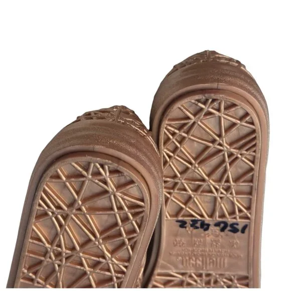 Melissa x Campana Rose Gold Jelly Slip On Sneakers Women Size 9 NWOB - Picture 8 of 9